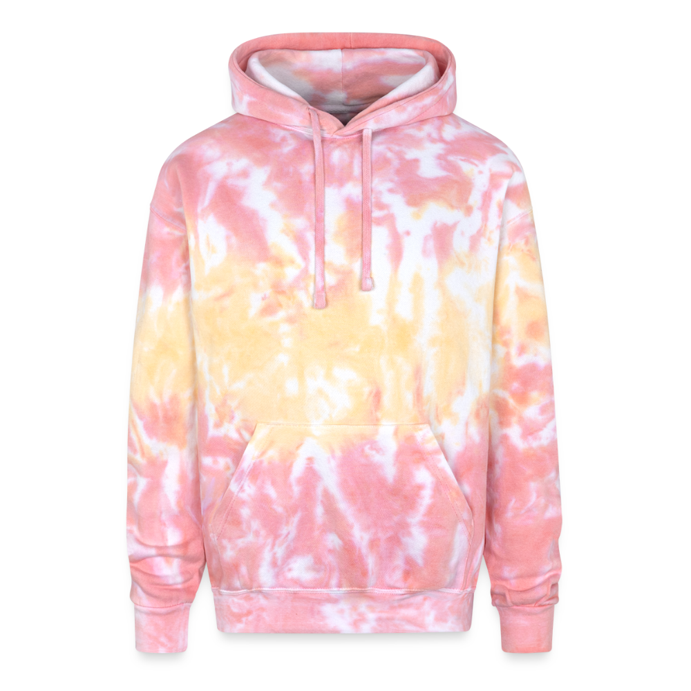 Men's Adult Tie Dye Hoodie - funnel cake