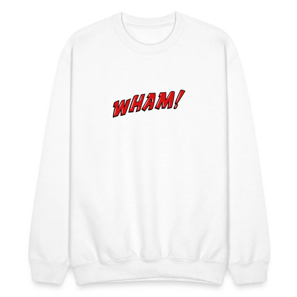 Men's Printed Crewneck Sweatshirt - white