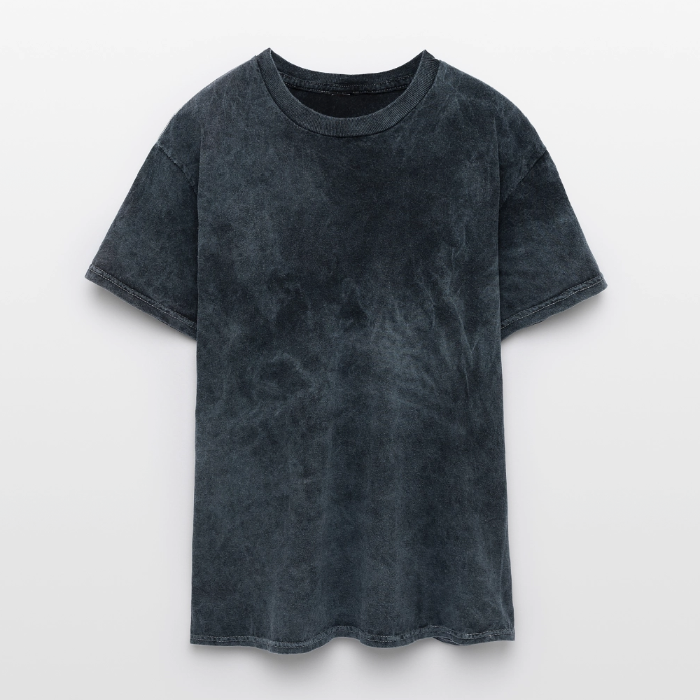 Men's Graphics Printed Mineral Wash T-shirt - mineral navy