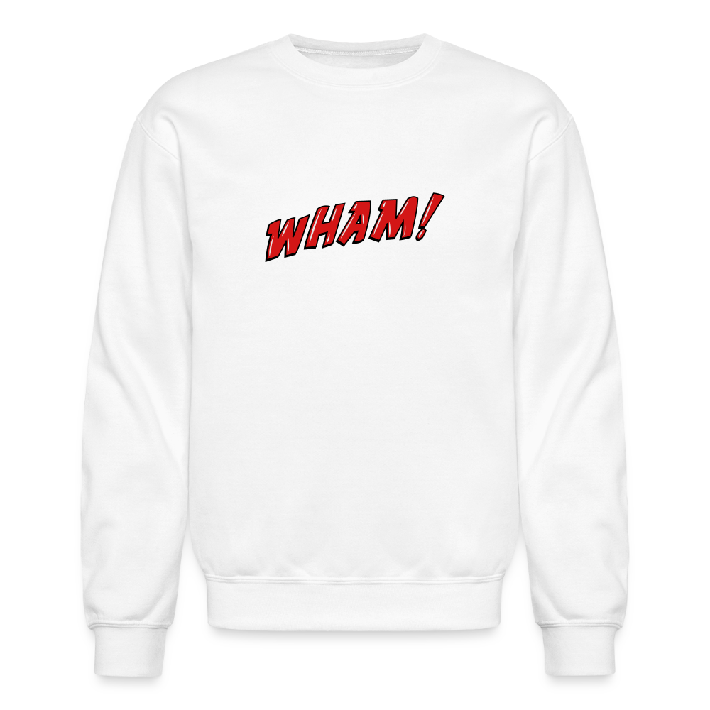 Men's Printed Crewneck Sweatshirt - white
