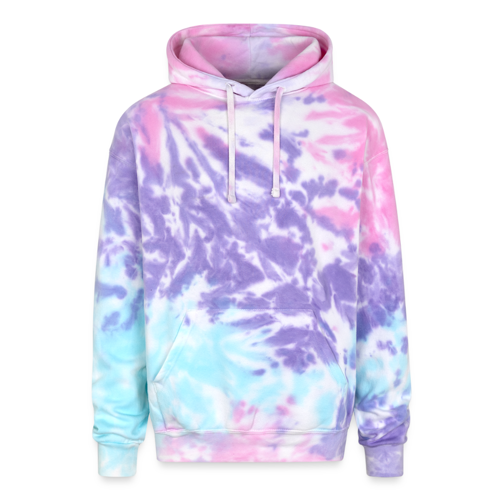Men's Adult Tie Dye Hoodie - cotton candy