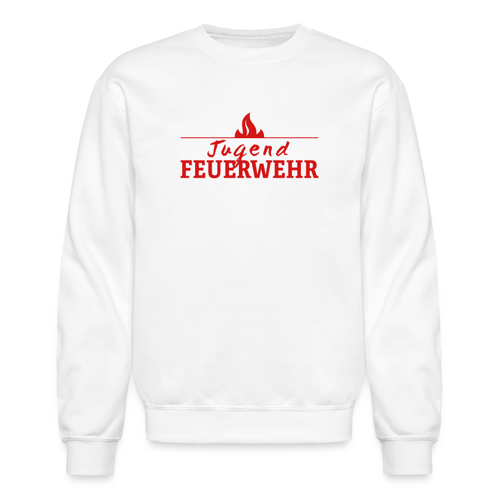 Men's Printed Crewneck Sweatshirt - white