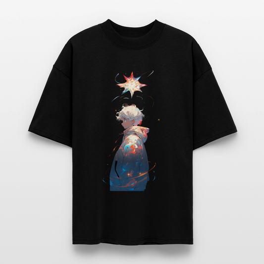 Oversized Printed T-Shirt - black