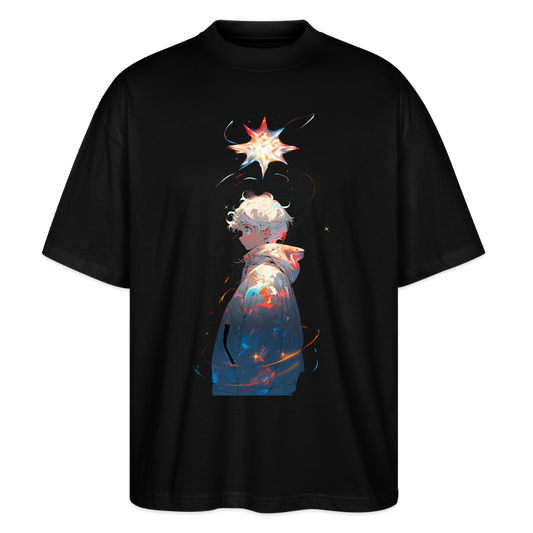 Oversized Printed T-Shirt - black