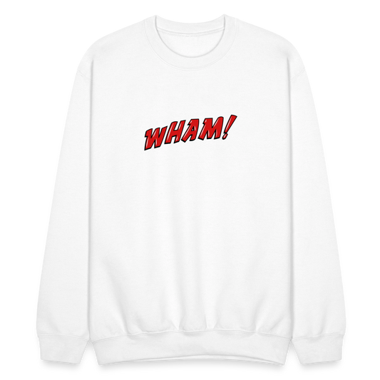 Men's Printed Crewneck Sweatshirt - white