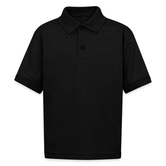 Trendy Jersey Polo - black