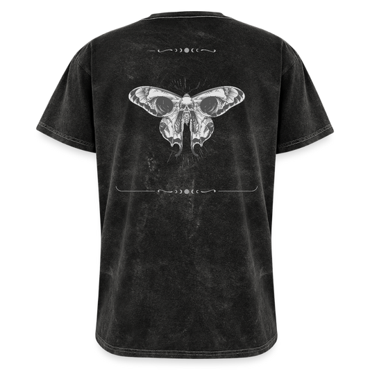 Men's Graphics Printed Mineral Wash T-shirt - mineral black