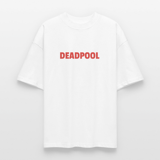 DeadPool Oversized T-Shirt - white