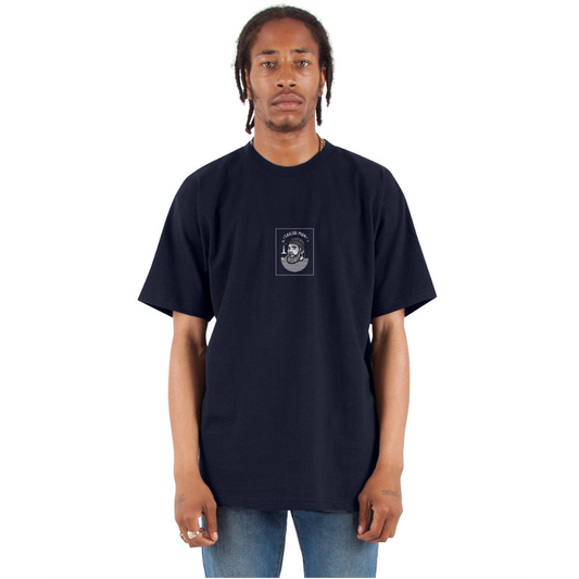 Oversized Heavyweight T-Shirt - navy