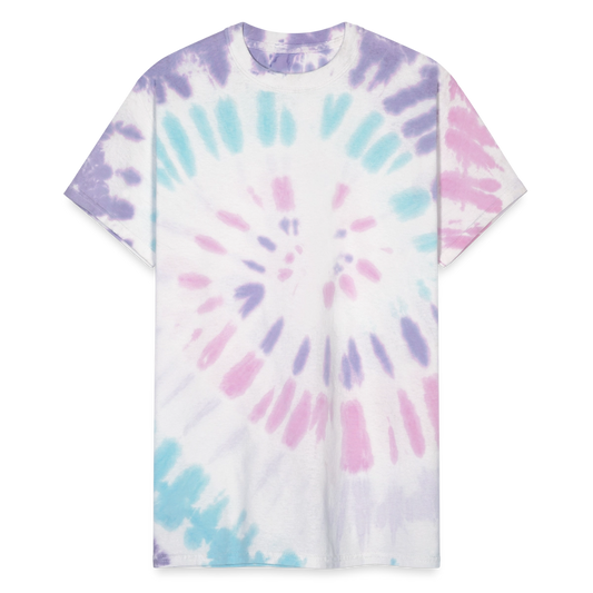 Men Tie Dye T-Shirt - Pastel Spiral