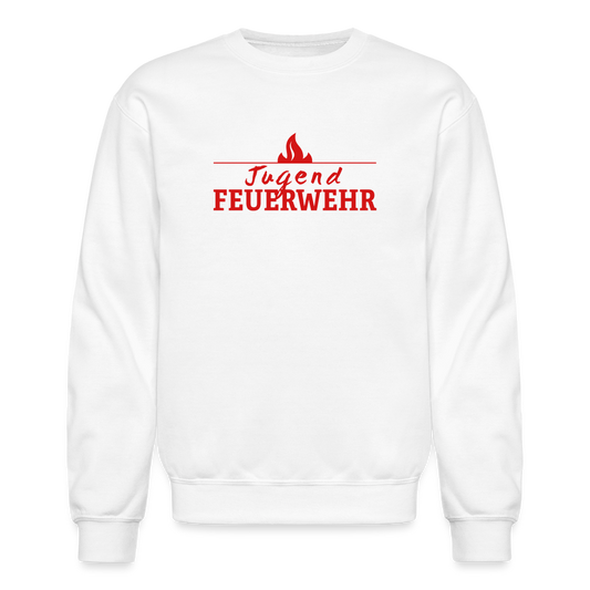 Men's Printed Crewneck Sweatshirt - white