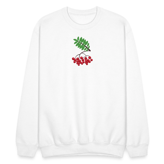 Men's Printed Crewneck Sweatshirt - white