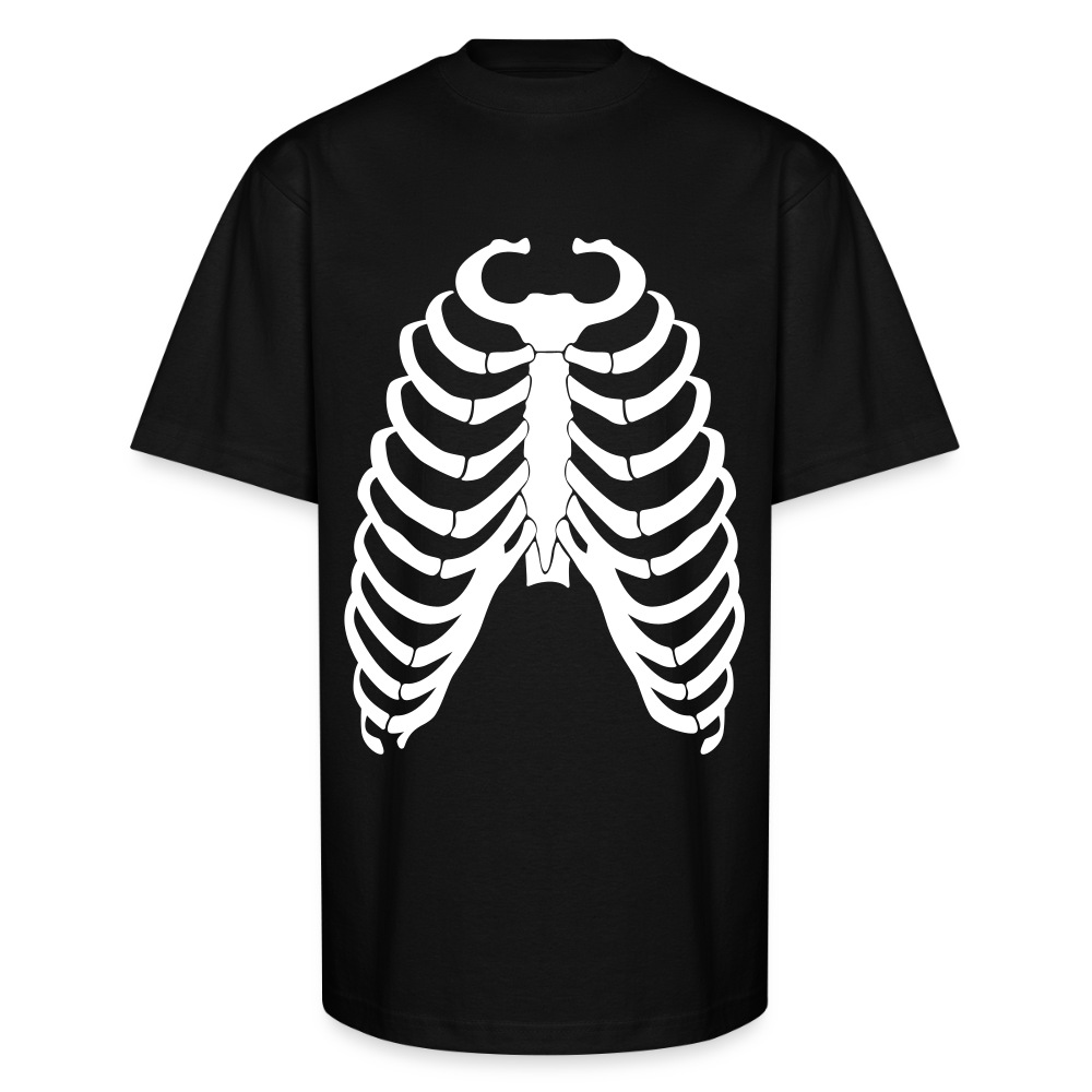 Men's Oversized Graphics Printed Heavyweight T-Shirt - black